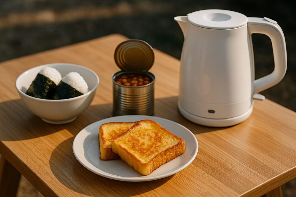 火を使わないキャンプの朝ごはんの魅力と基本スタイル