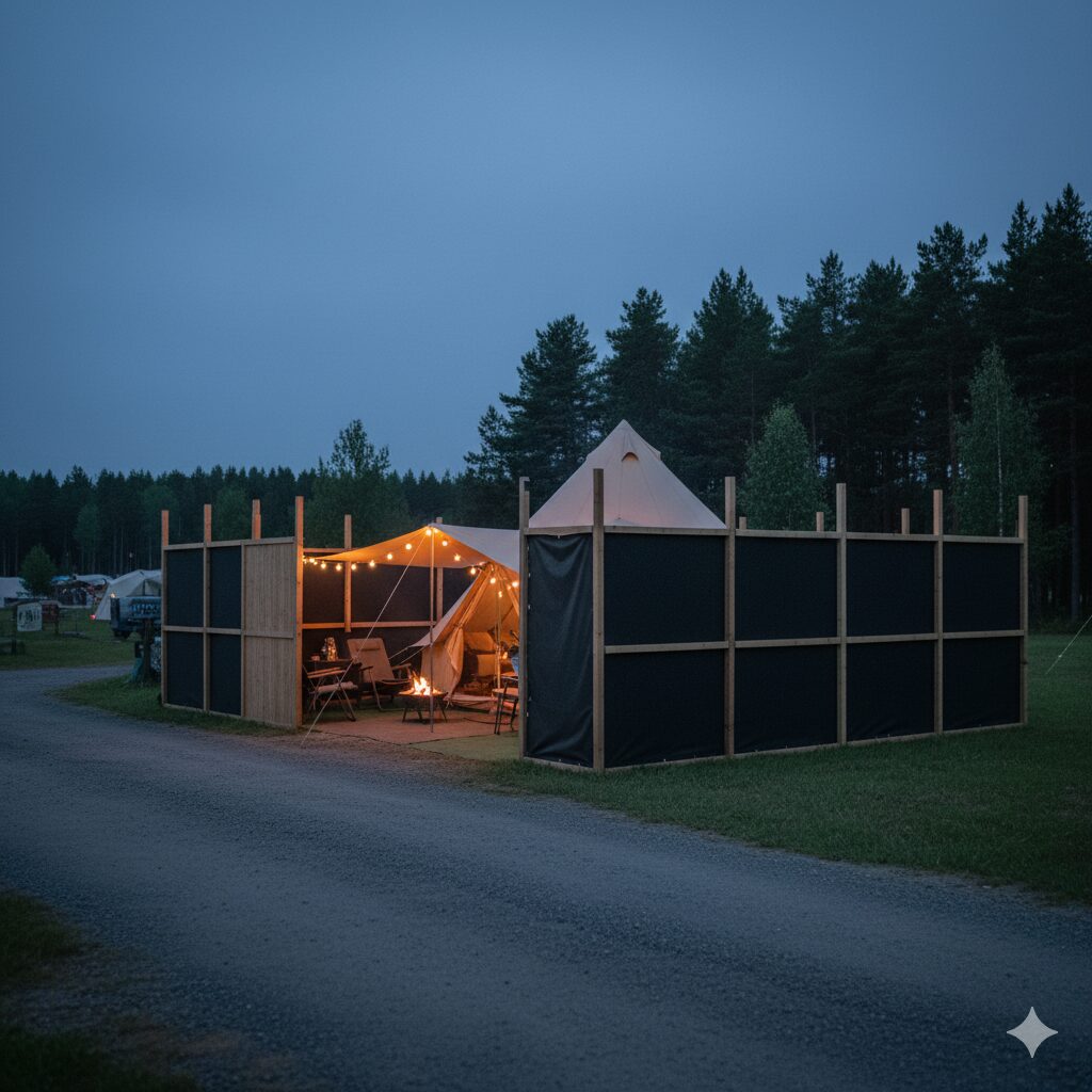 トラブルを未然に防ぎ快適に過ごす!キャンプサイトの横切りを防ぐ具体的な防御策