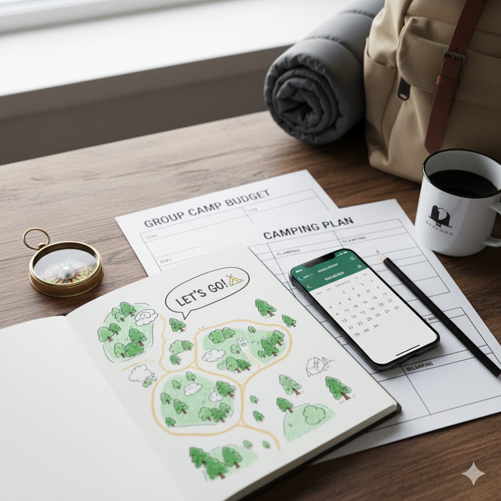 友達キャンプの失敗を避ける!必須の持ち物チェックリスト