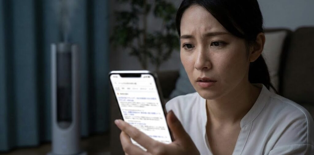 【徹底検証】カドー加湿器が「白い粉・最悪」で評価される具体的な3つの理由