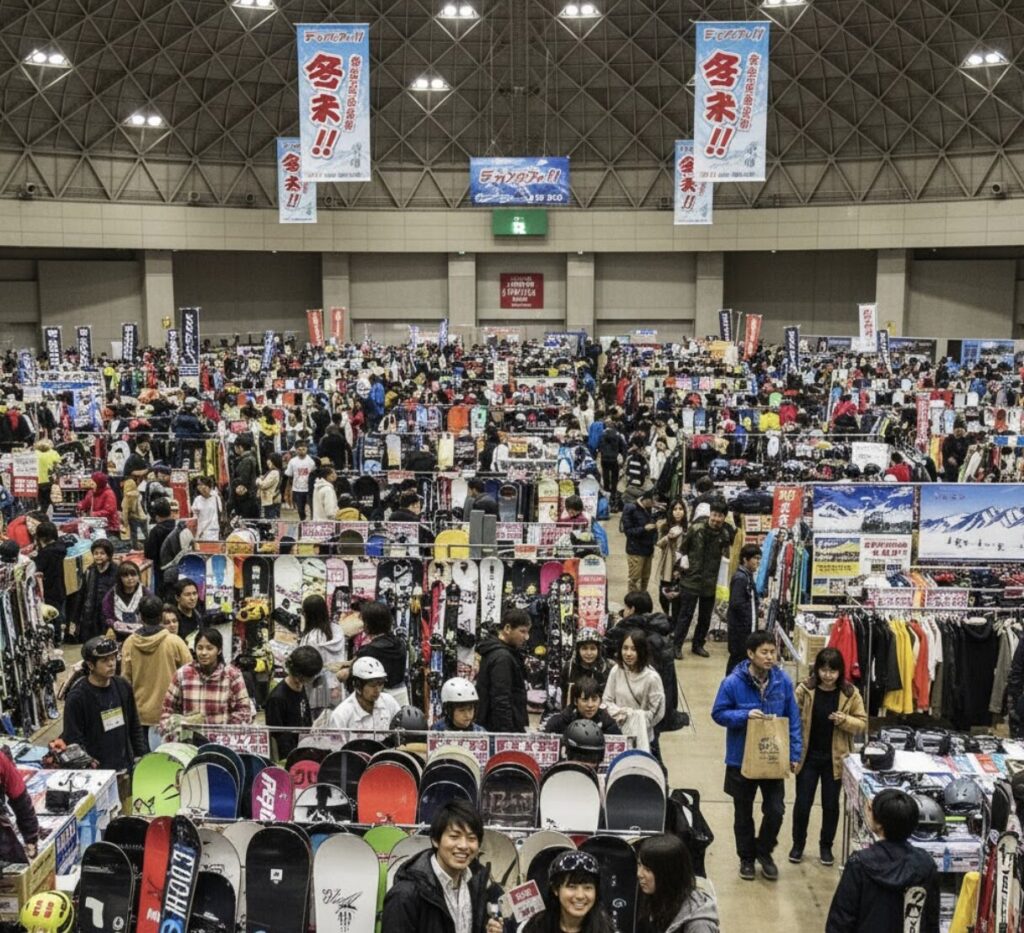 冬スポとは？安くスノボ用品が揃う国内最大級のイベント