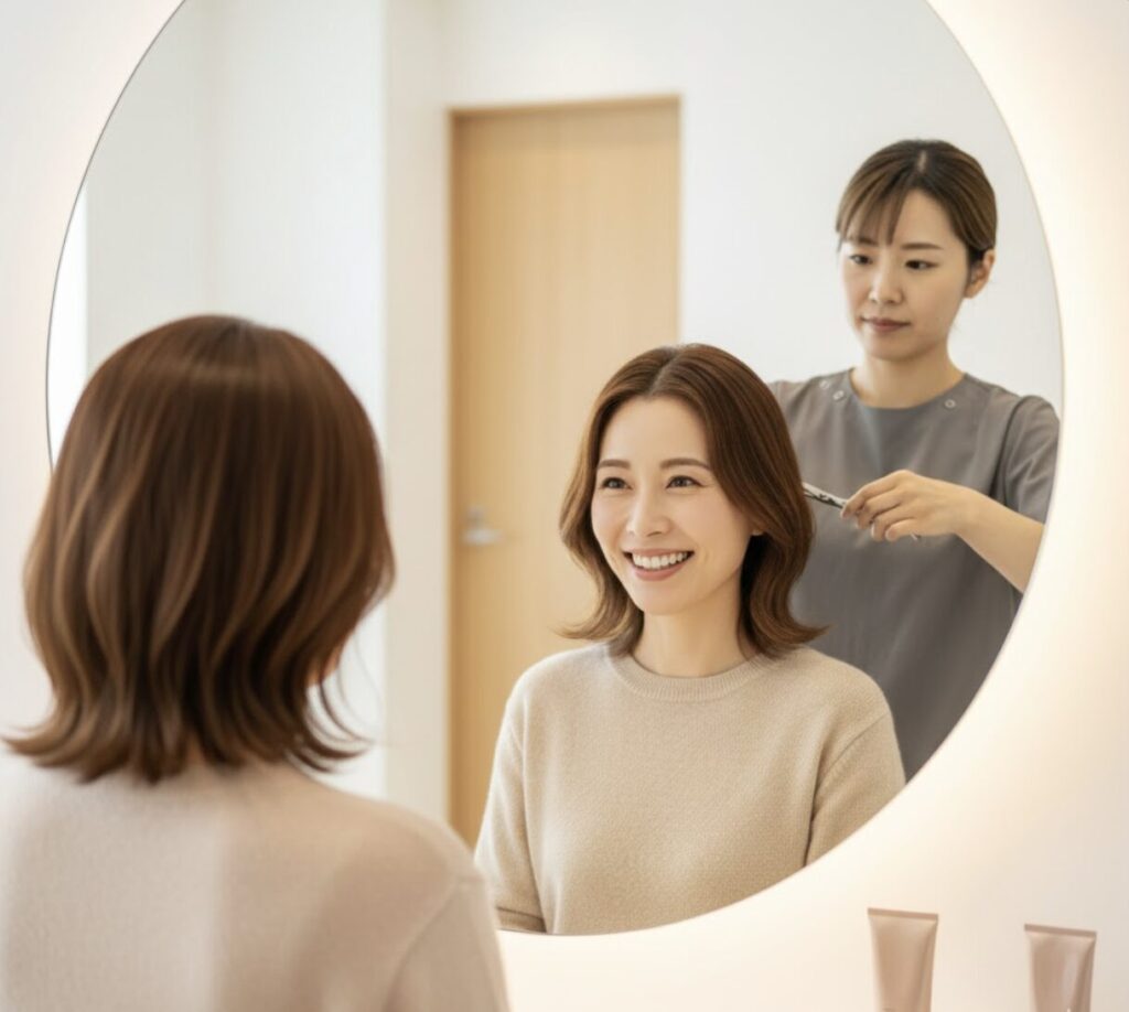 【改善ケア⑤】最終手段としての「縮毛矯正・ストレートパーマ」