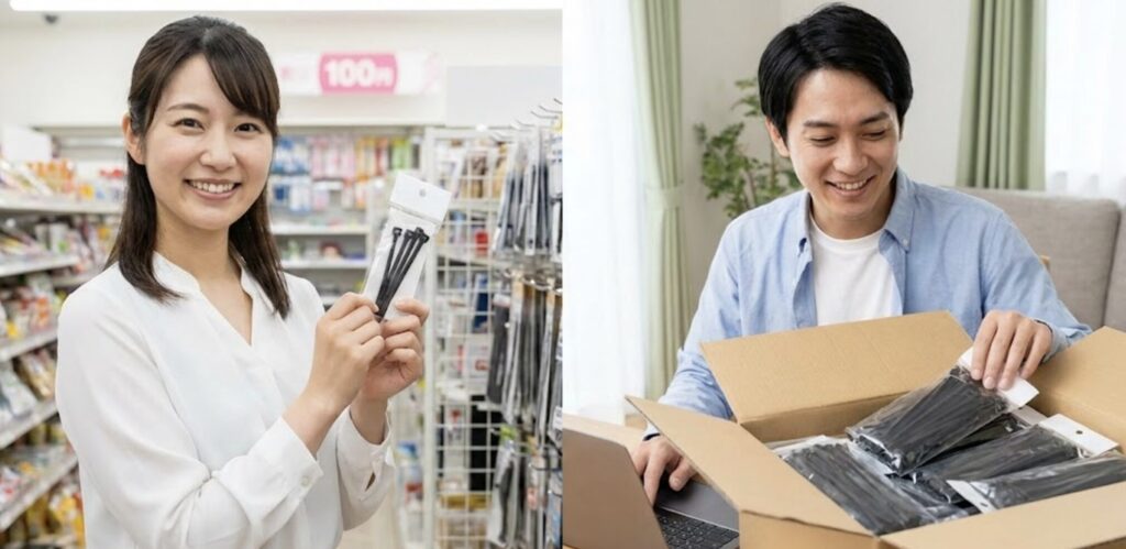 まとめ:少しだけならダイソー、高耐久・大量ならネット一択